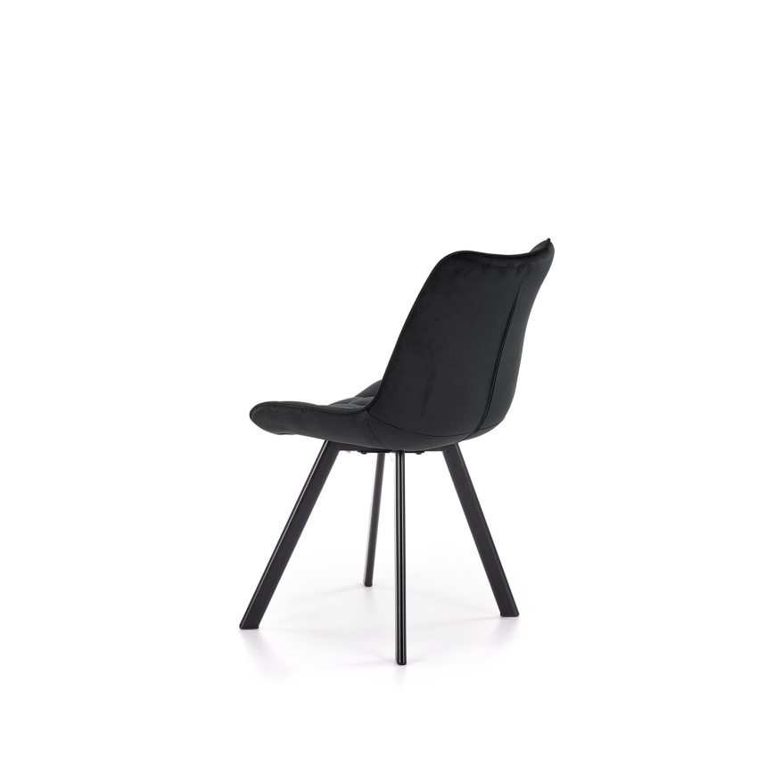 Chaise de salle à manger COMORO, 1 pièce, noire
