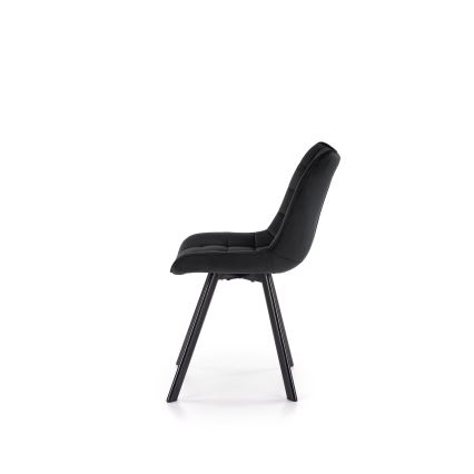 Chaise de salle à manger COMORO, 1 pièce, noire