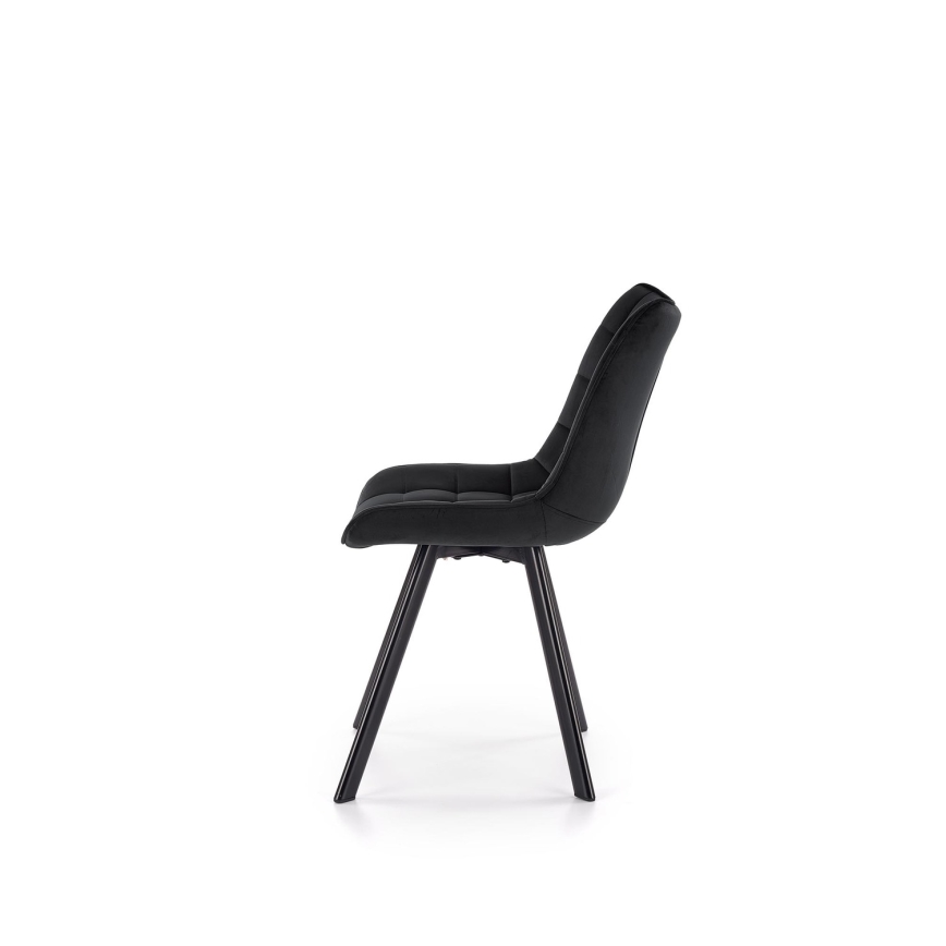 Chaise de salle à manger COMORO, 1 pièce, noire