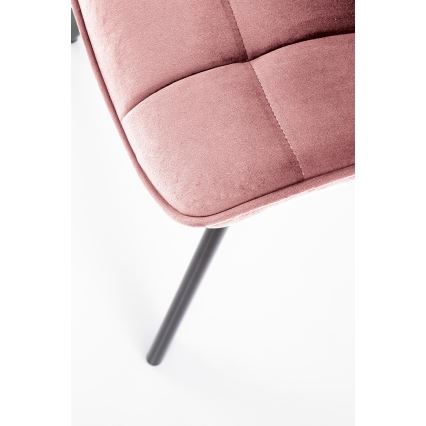 Chaise de salle à manger COMORO, 1 pièce, rose