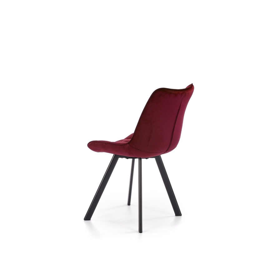 Chaise de salle à manger COMORO — 1 pièce, rouge foncé