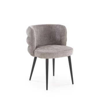 Chaise de salle à manger DOMAS 1 pièce grise