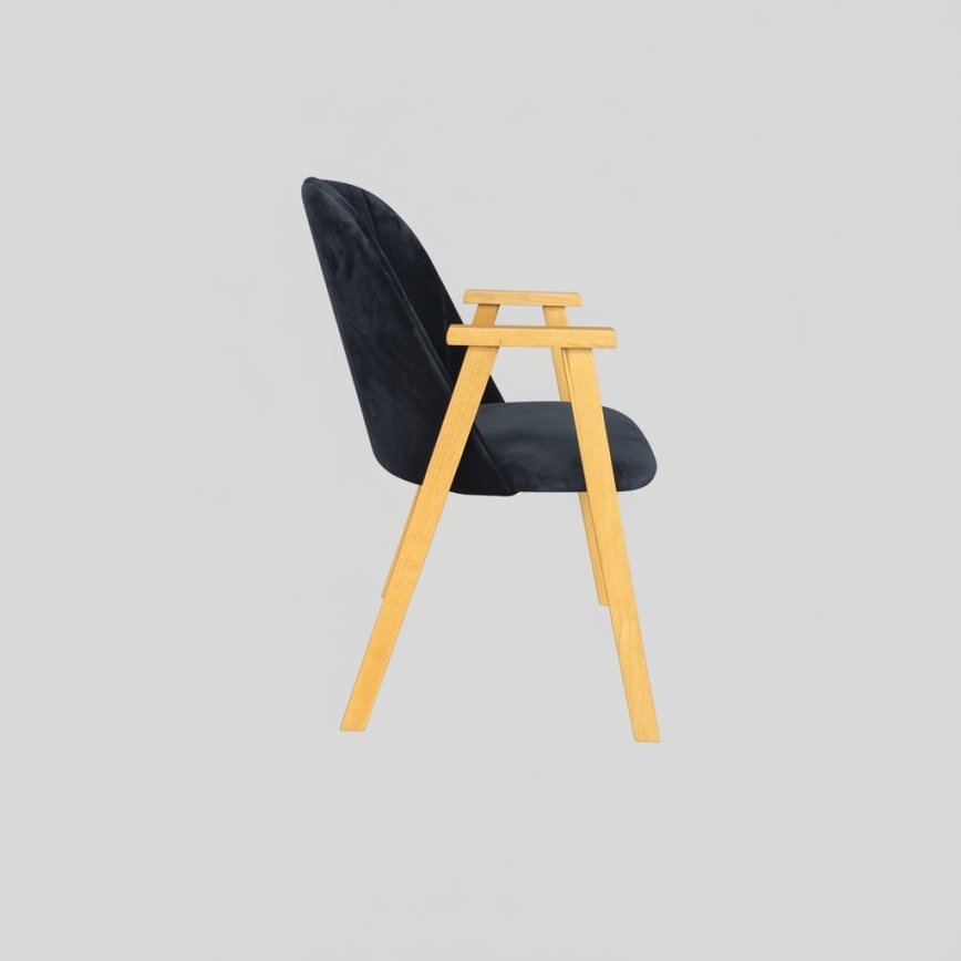 Chaise de salle à manger GARDA chêne/anthracite
