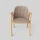 Chaise de salle à manger GARDA chêne/beige