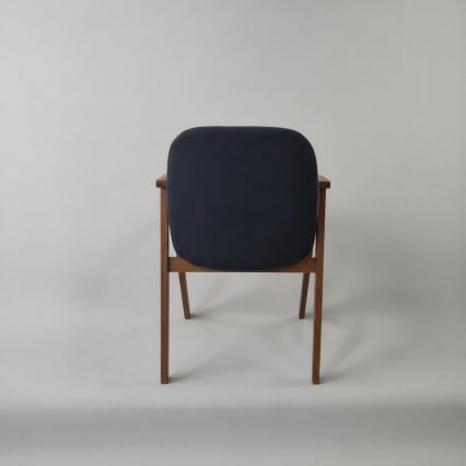 Chaise de salle à manger GARDA noyer/anthracite