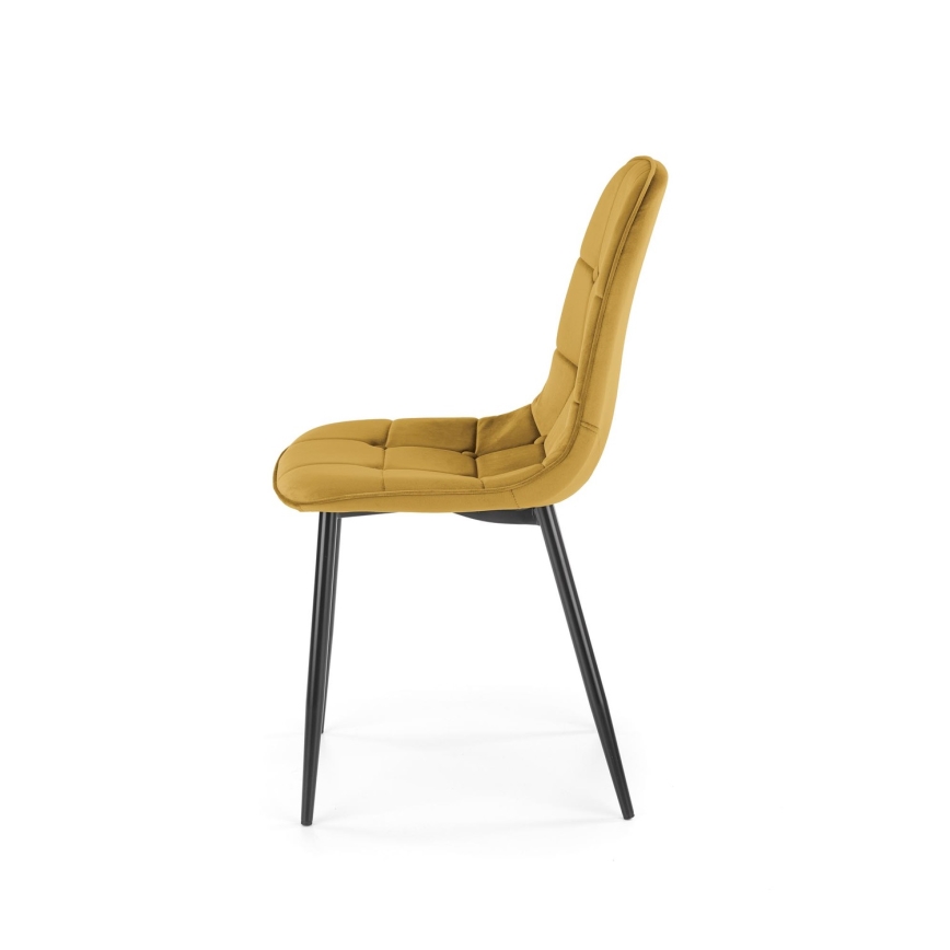 Chaise de salle à manger KINDREL, 1 pièce, jaune