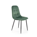 Chaise de salle à manger KINDREL, 1 pièce, vert foncé