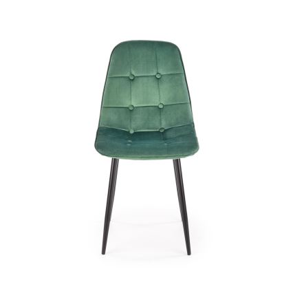 Chaise de salle à manger KINDREL, 1 pièce, vert foncé