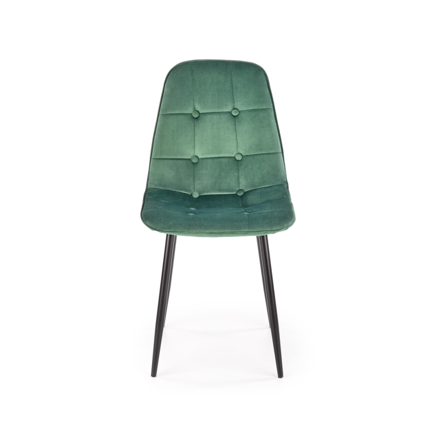 Chaise de salle à manger KINDREL, 1 pièce, vert foncé