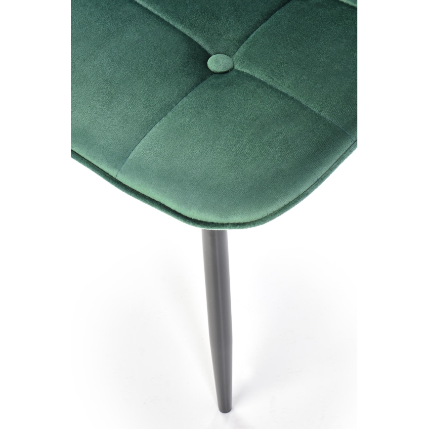 Chaise de salle à manger KINDREL, 1 pièce, vert foncé