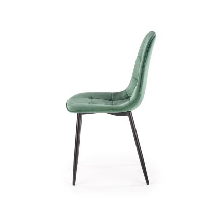 Chaise de salle à manger KINDREL, 1 pièce, vert foncé