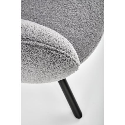 Chaise de salle à manger KIVA, 1 pièce, gris