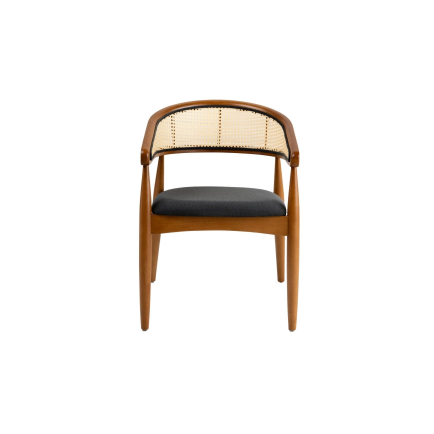 Chaise de salle à manger LIMA 75x54 cm chêne/noir
