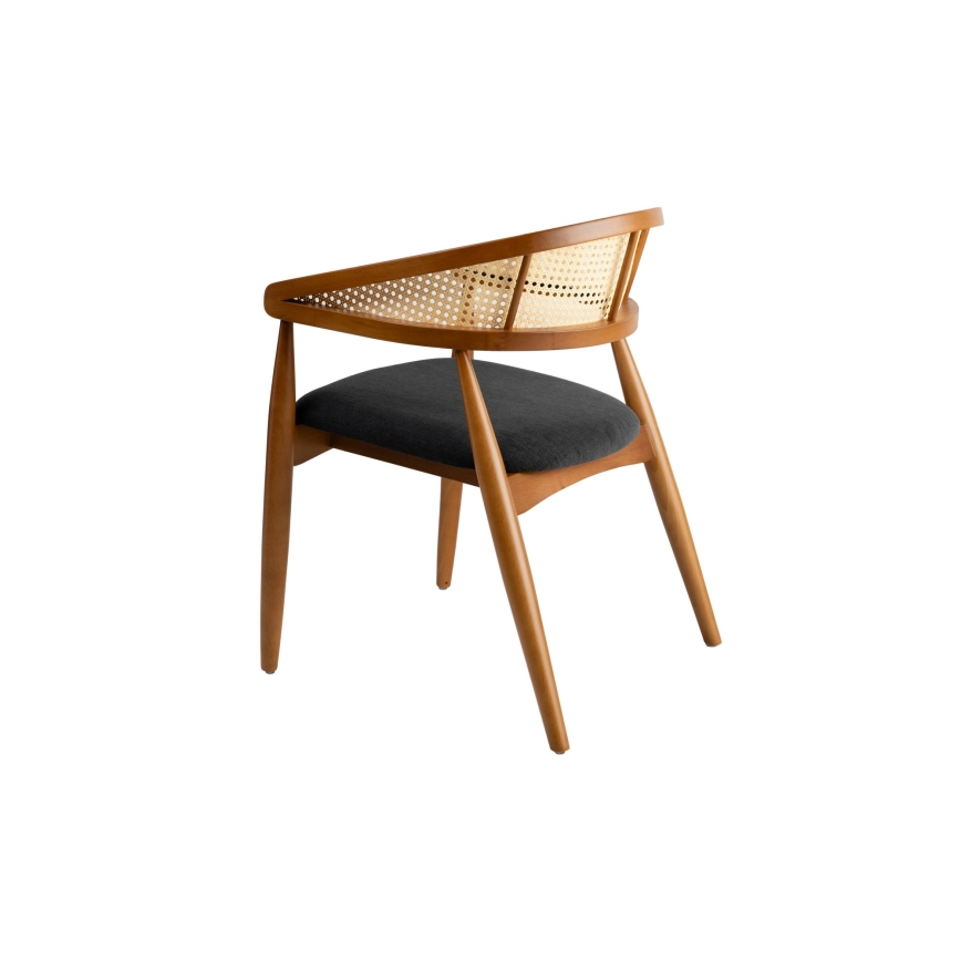 Chaise de salle à manger LIMA 75x54 cm chêne/noir