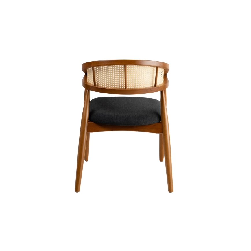 Chaise de salle à manger LIMA 75x54 cm chêne/noir