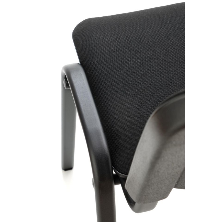 Chaise de salle à manger LUCE, 1 pièce, noire