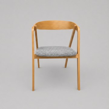 Chaise de salle à manger LUSO chêne/gris