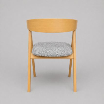 Chaise de salle à manger LUSO chêne/gris