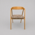 Chaise de salle à manger LUSO chêne/marron
