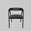 Chaise de salle à manger LUSO noire