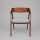 Chaise de salle à manger LUSO noyer/grise