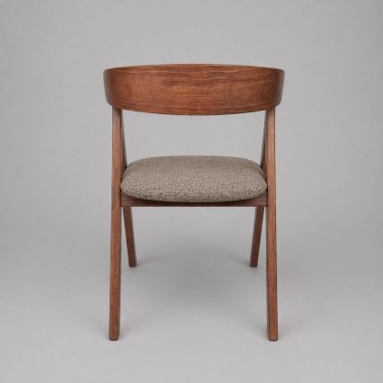 Chaise de salle à manger LUSO noyer/marron