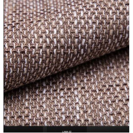 Chaise de salle à manger NATE blanc/marron