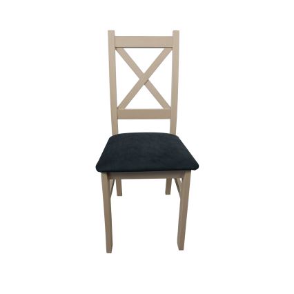 Chaise de salle à manger NATE chêne sonoma/noir