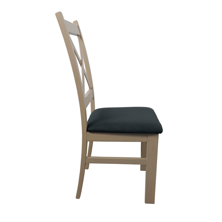 Chaise de salle à manger NATE chêne sonoma/noir