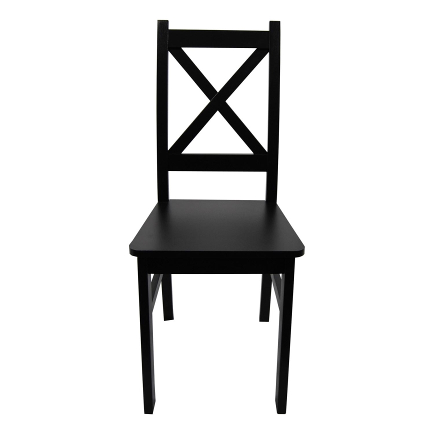 Chaise de salle à manger NATE noir
