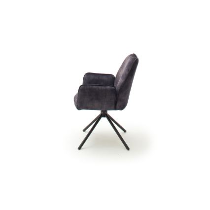 Chaise de salle à manger NEXORO, 1 pièce, anthracite