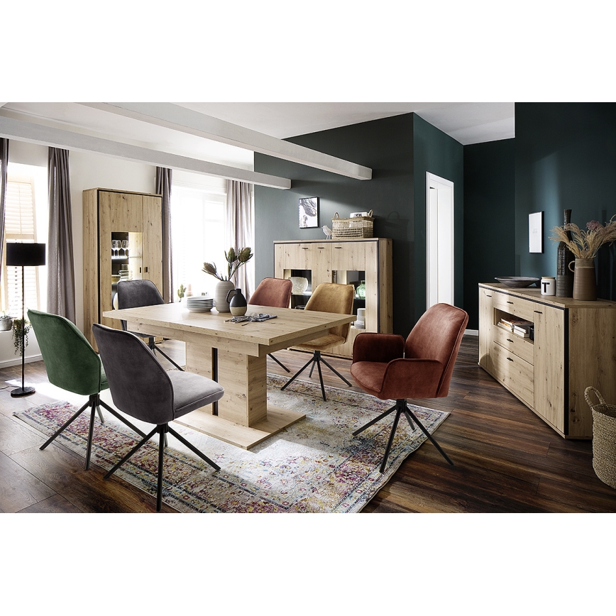 Chaise de salle à manger NEXORO, 1 unité, orange