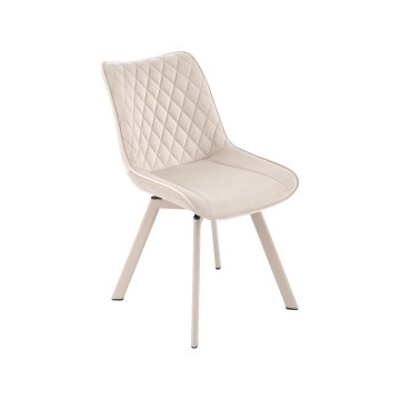 Chaise de salle à manger OMBRA, 1 pièce, crème