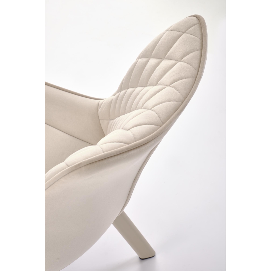 Chaise de salle à manger OMBRA, 1 pièce, crème