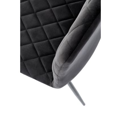 Chaise de salle à manger ORIS, 1 pièce, noire