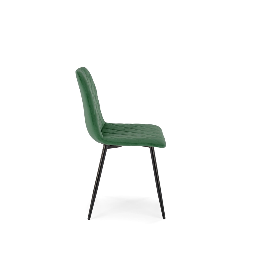 Chaise de salle à manger ORIS 1 pièce vert foncé
