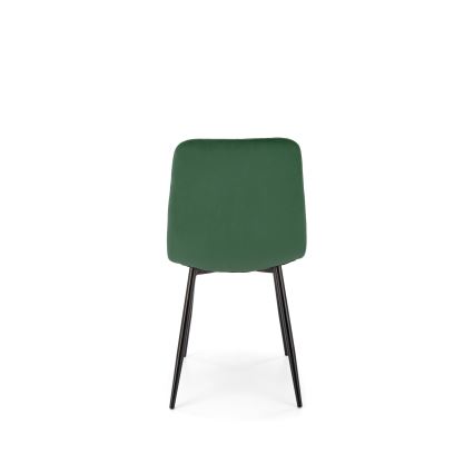 Chaise de salle à manger ORIS 1 pièce vert foncé