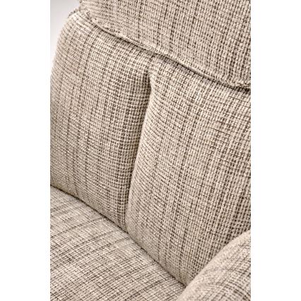 Chaise de salle à manger pivotante MARE 1 pièce crème