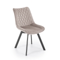 Chaise de salle à manger pivotante OMBRA, 1 pièce, beige