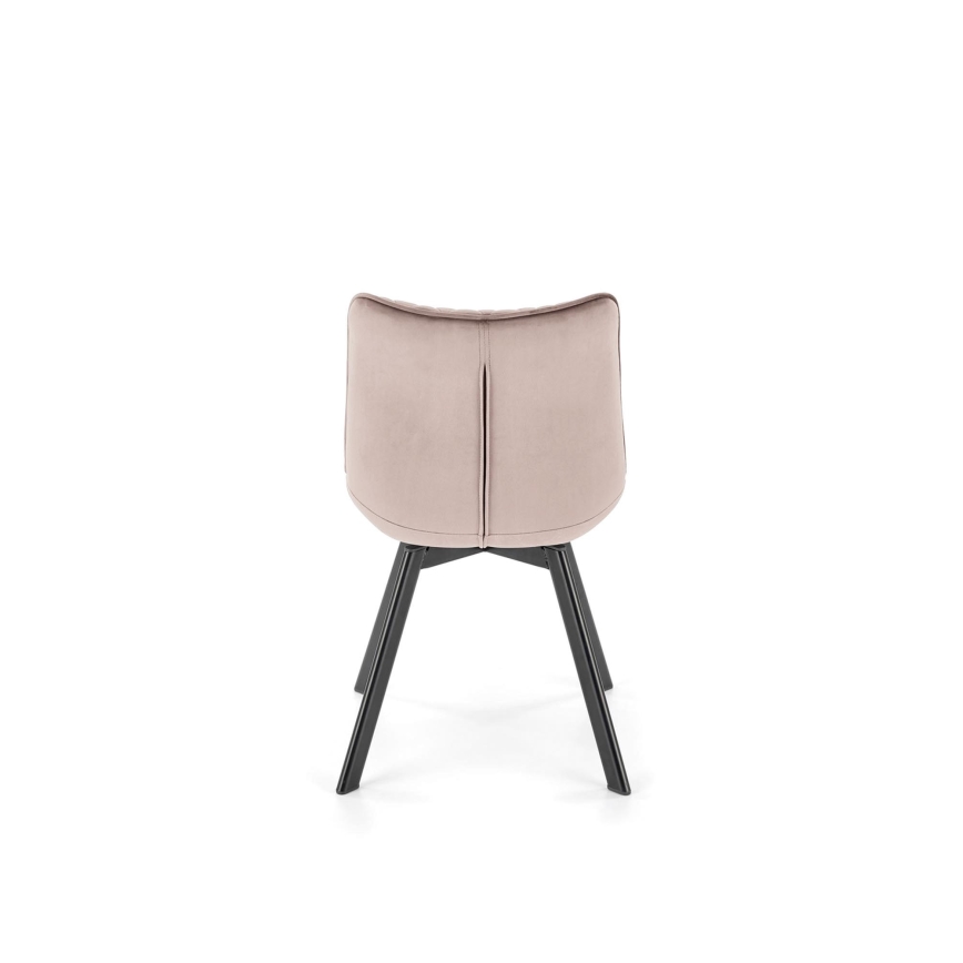 Chaise de salle à manger pivotante OMBRA, 1 pièce, beige