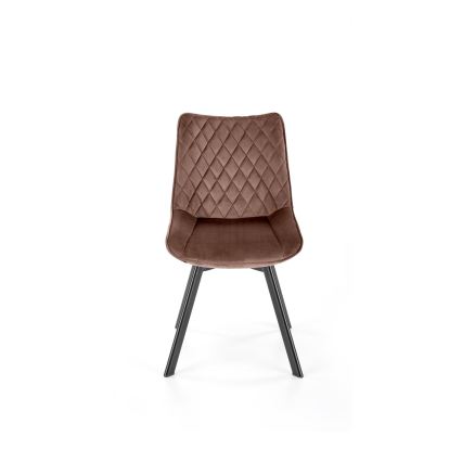 Chaise de salle à manger pivotante OMBRA, 1 pièce, marron