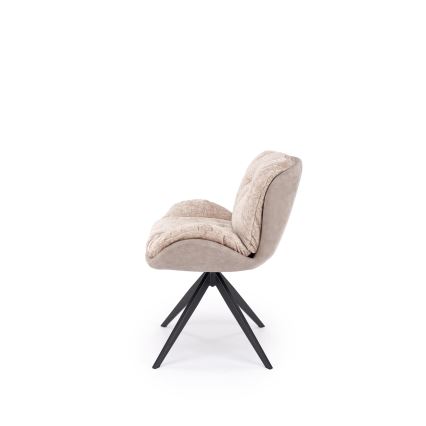 Chaise de salle à manger pivotante VIDA, 1 pièce, beige