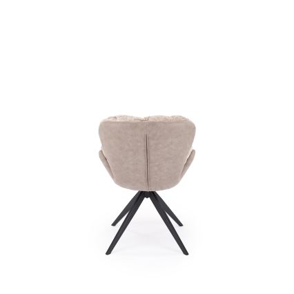 Chaise de salle à manger pivotante VIDA, 1 pièce, beige