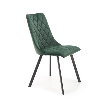 Chaise de salle à manger RESTIVO, 1 pièce, vert foncé