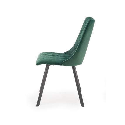 Chaise de salle à manger RESTIVO, 1 pièce, vert foncé