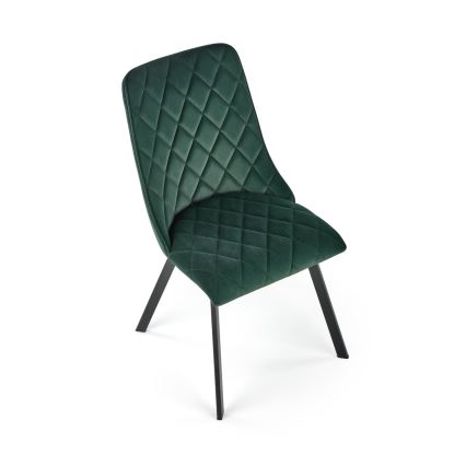 Chaise de salle à manger RESTIVO — 1 pièce, vert foncé