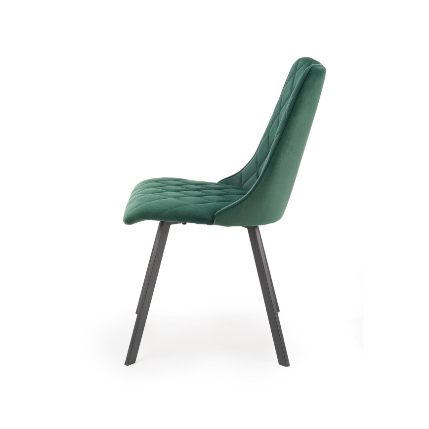 Chaise de salle à manger RESTIVO — 1 pièce, vert foncé