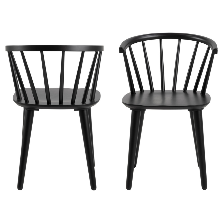 Chaise de salle à manger RUBY 1 pcs noir