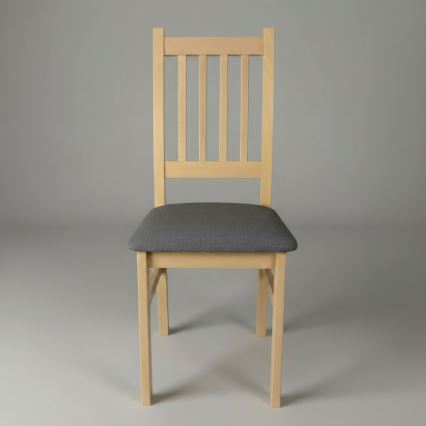 Chaise de salle à manger SIMON chêne/gris foncé