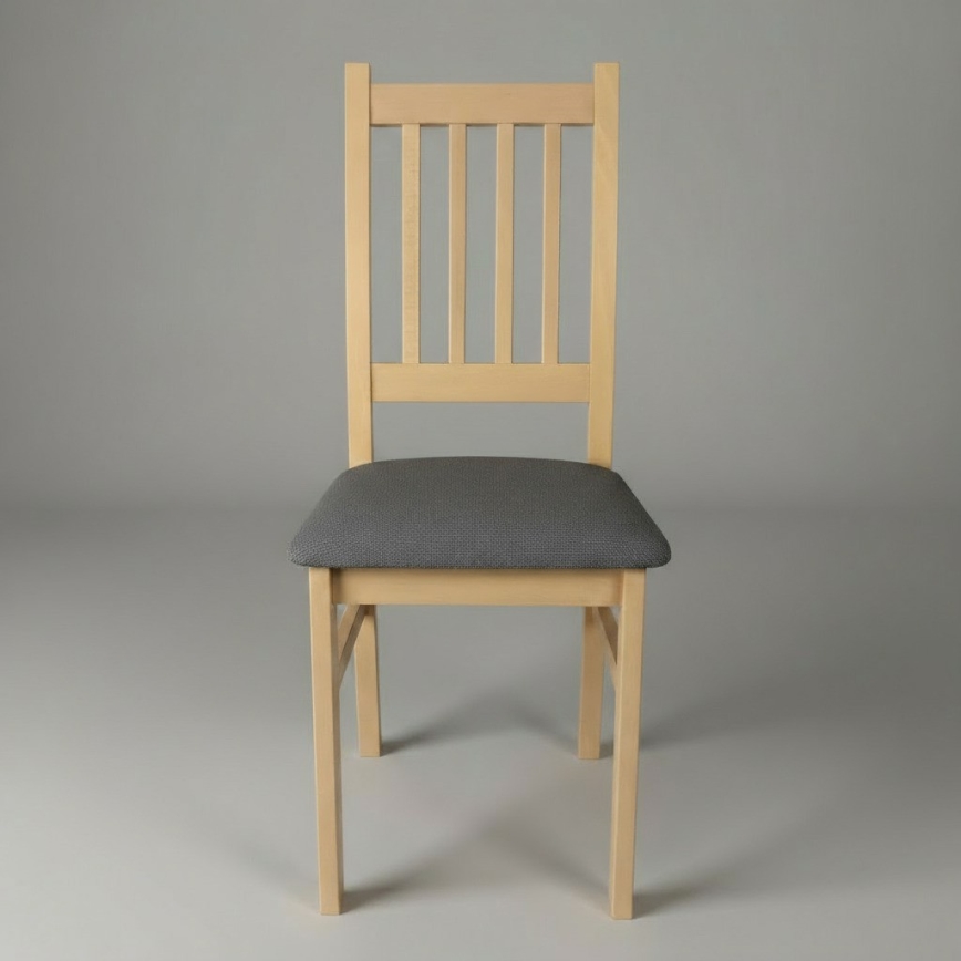 Chaise de salle à manger SIMON chêne/gris foncé